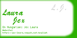 laura jex business card